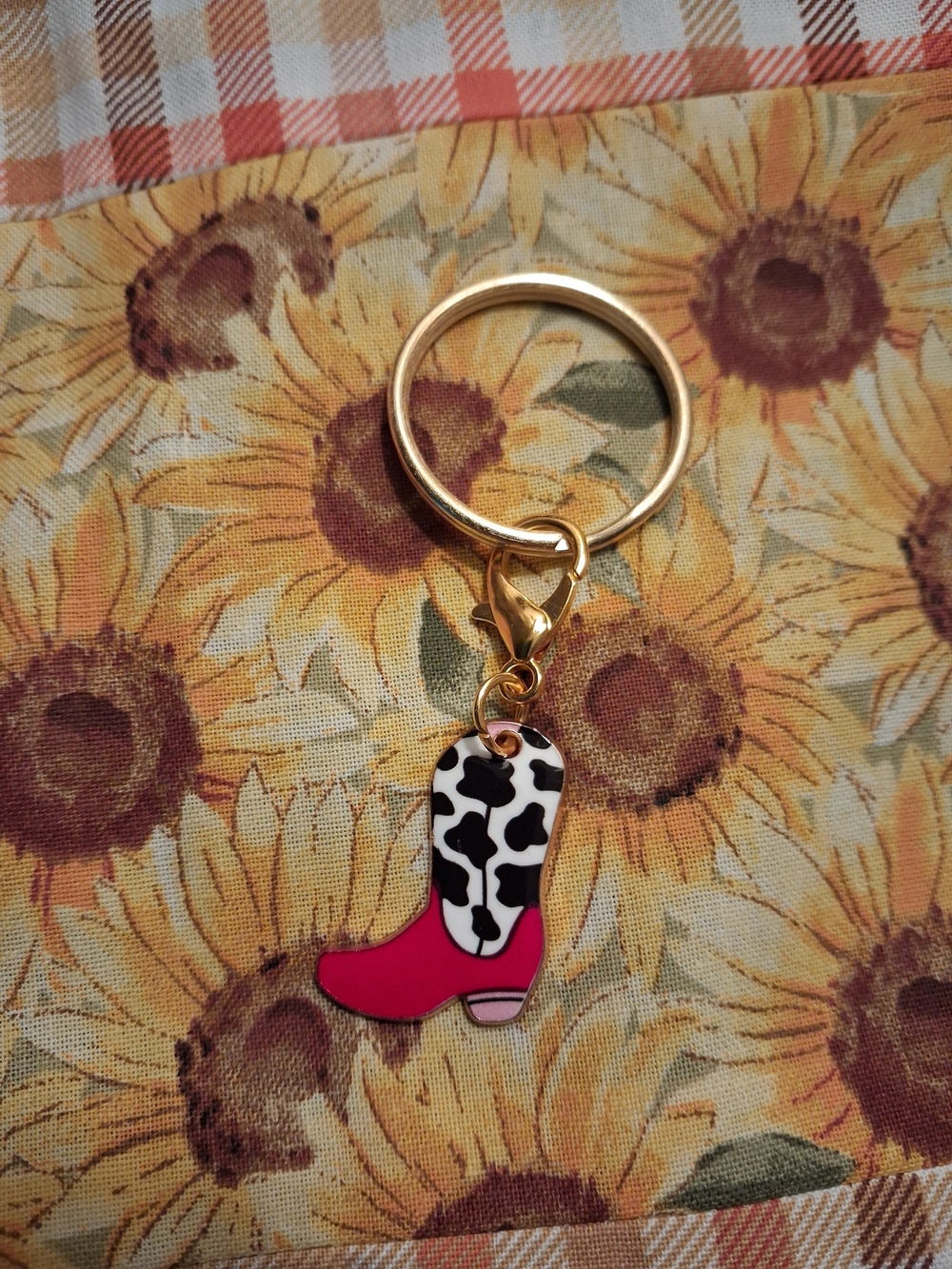 Cowgirl Keychain